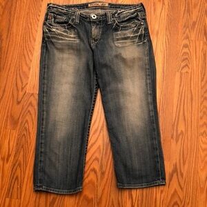 👛Big star cropped jeans